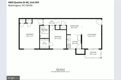 4925 Quarles Street NE #203, Washington, DC 20019 - Photo 3