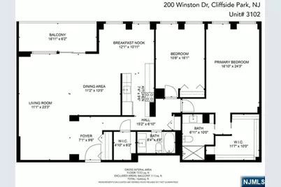 200 Winston Drive 3102 #3102, Cliffside Park, NJ 07010 - Photo 3