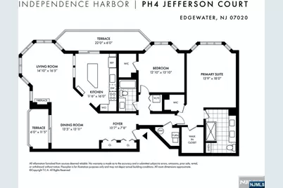 404 Jefferson Court Ph4 #PH4, Edgewater, NJ 07020 - Photo 3