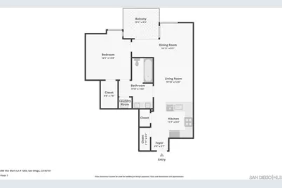  800 The Mark Ln #1203, San Diego, CA 92101 - Photo 33