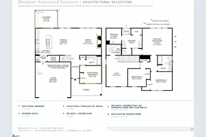 102 Winding Stream Circle #Lot 27 Henslows Farmhouse, Simpsonville, SC 29681 - Photo 3