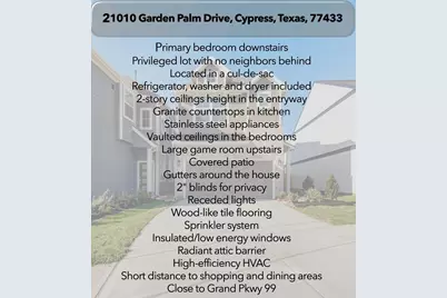 21010 Garden Palm Drive, Cypress, TX 77433 - Photo 5