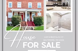 1129 N Bentalou St, Baltimore, MD 21216 - Photo 1