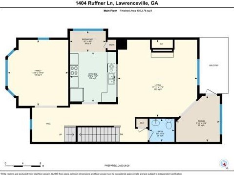 1404 Ruffner Ln, Lawrenceville GA  30043-8197 exterior