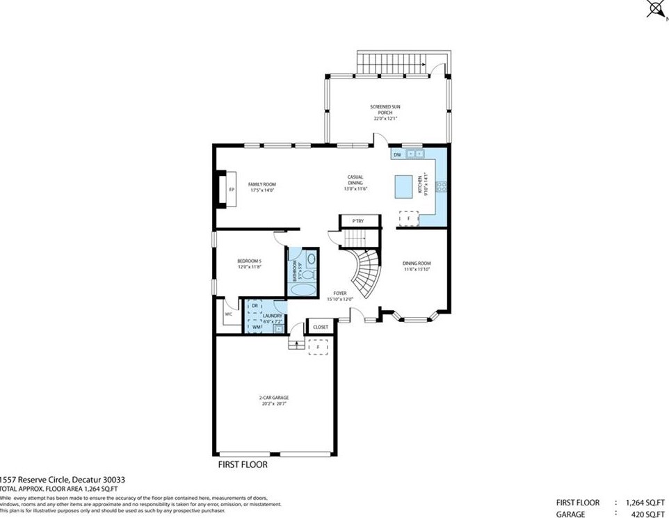 1557 Reserve Cir, Decatur GA  30033-1538 exterior