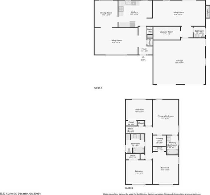 2320 Aurie Dr, Decatur GA  30034-2913 exterior