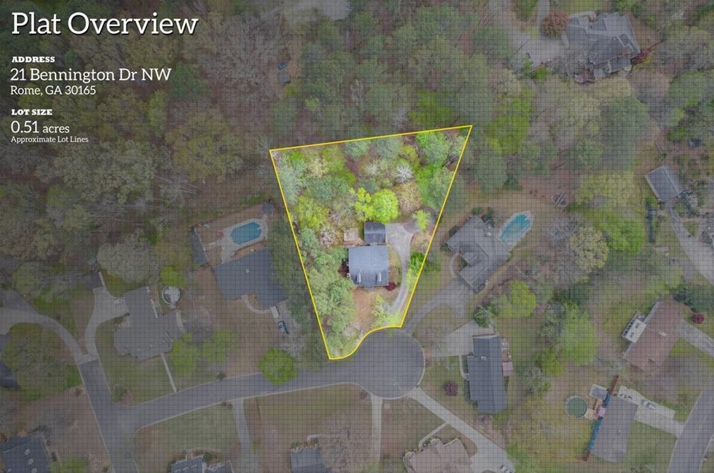 21 Bennington Dr, Rome GA  30165-8850 exterior