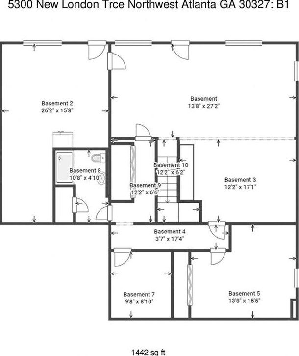 5300 New London Trce, Atlanta GA  30327-4966 exterior