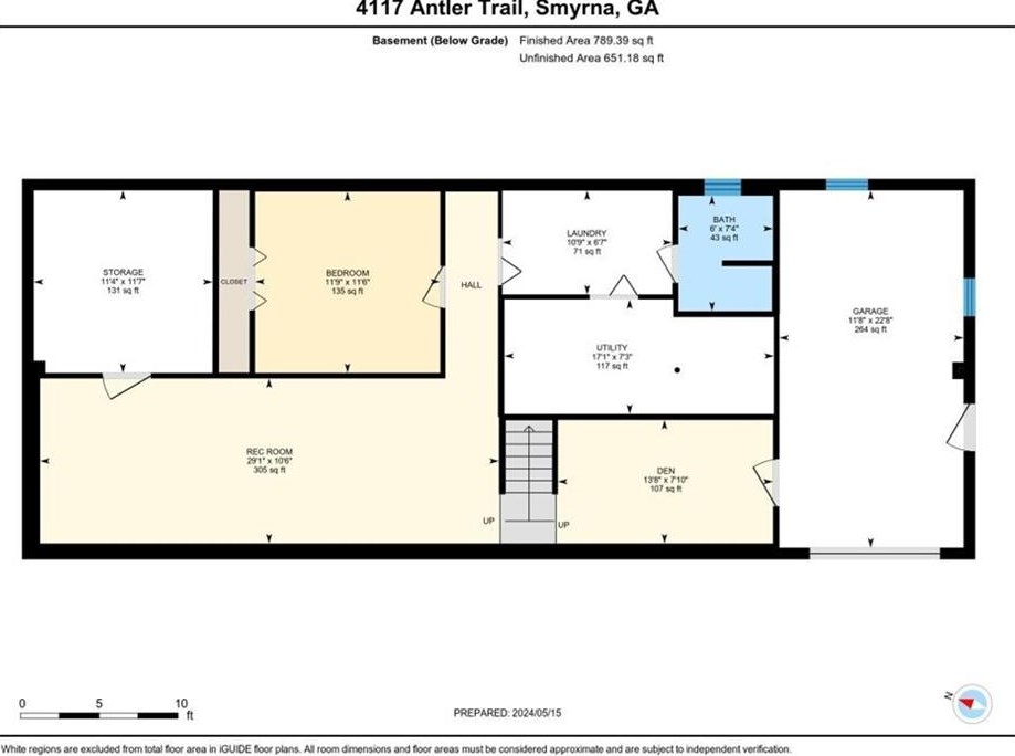 4117 Antler Trl, Smyrna GA  30082-3901 exterior