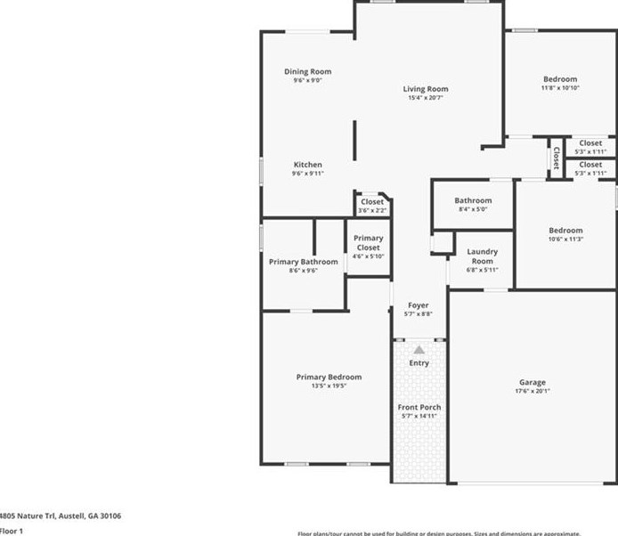 4805 Nature Trl, Austell GA 30106-2770 exterior