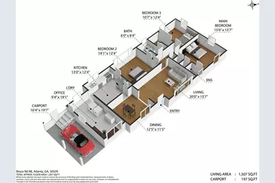 1838 Bruce Road NE, Atlanta, GA 30329 - Photo 3