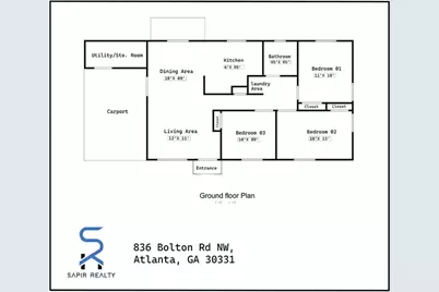 836 Bolton Road NW, Atlanta, GA 30331 - Photo 1