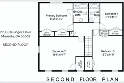 2788 Dellinger Drive, Marietta, GA 30062 - Photo 3