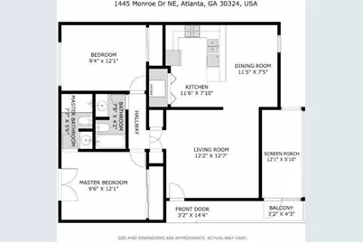 1445 Monroe Drive NE #C39, Atlanta, GA 30324 - Photo 3