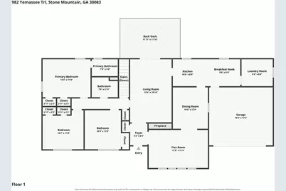 982 Yemassee Trail, Stone Mountain, GA 30083 - Photo 37