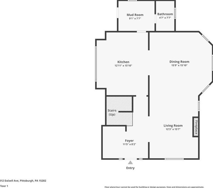 312 Dalzell Ave, Pittsburgh PA 15202-1856 exterior