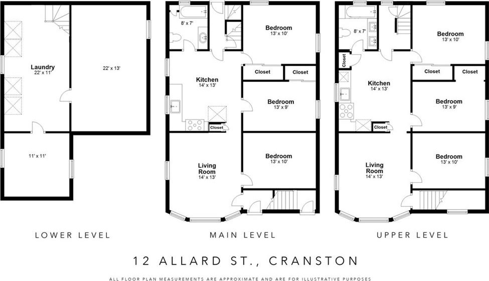 12 Allard St, Cranston RI  02920-1607 exterior