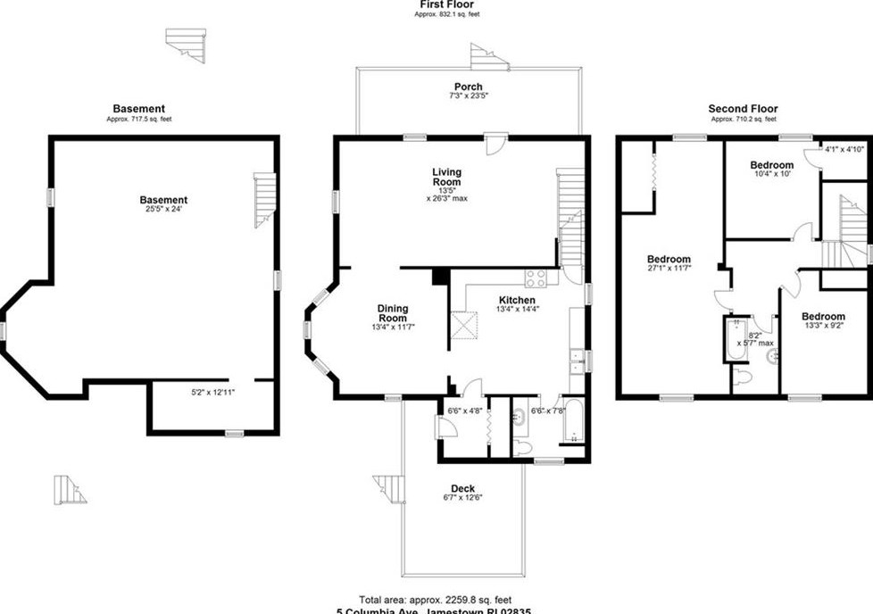 5 Columbia Ave, Jamestown RI  02835-1307 exterior