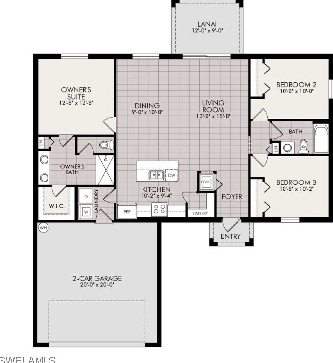 3111 14th St, Lehigh Acres FL  33971-5311 exterior