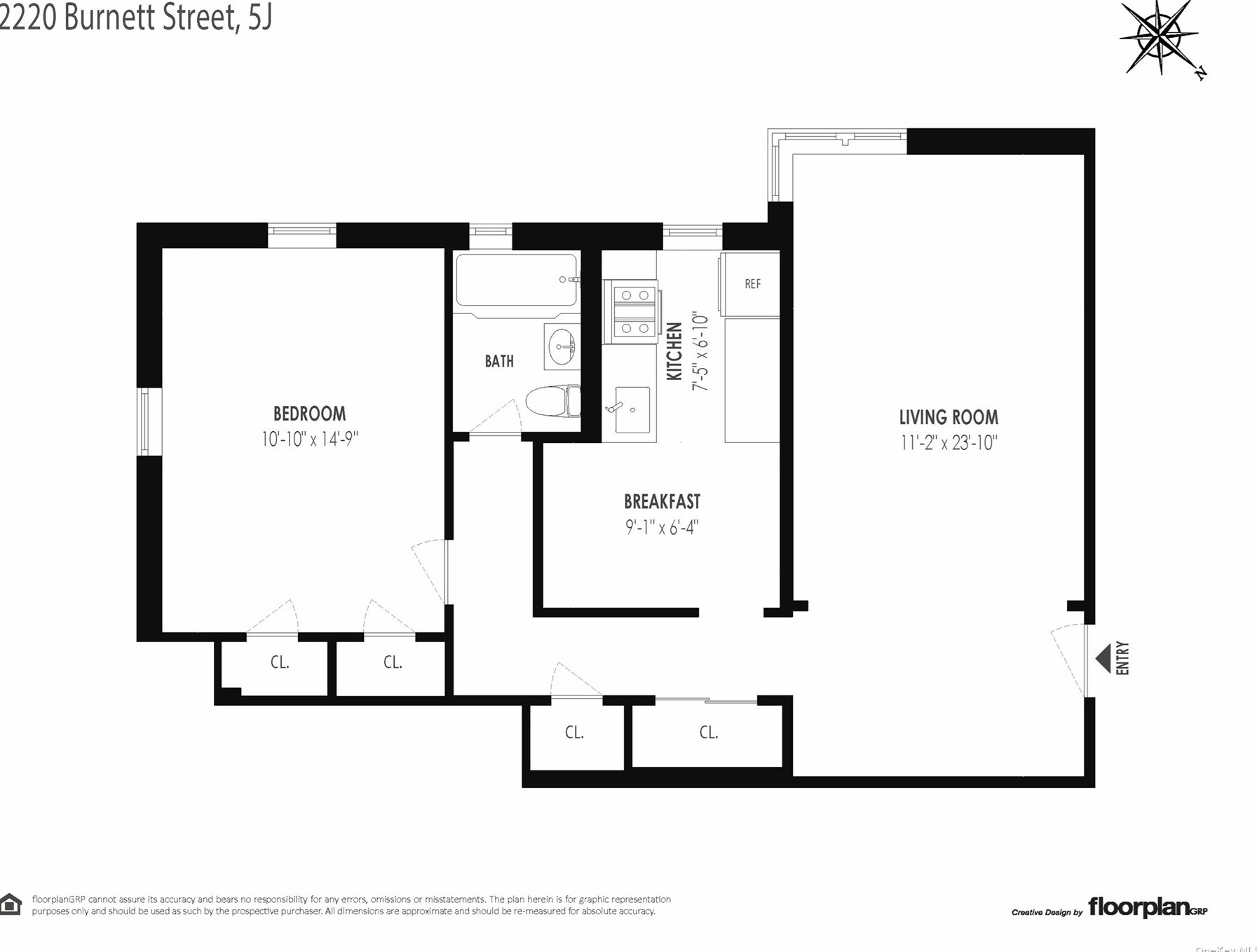 2220 Burnett St, Brooklyn NY  11229-5846 exterior