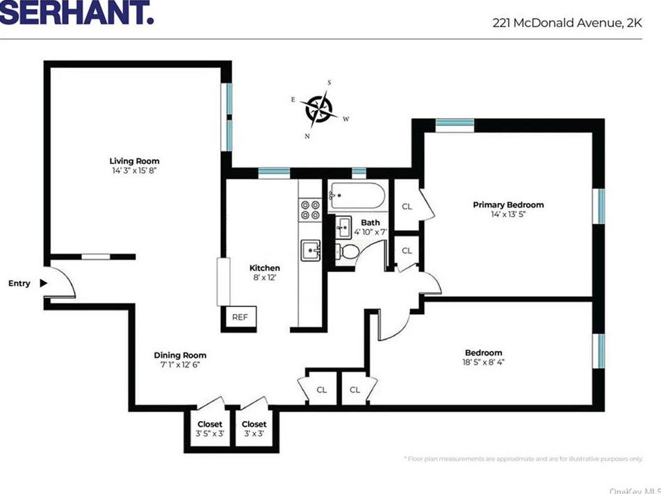221 Mcdonald Ave, Brooklyn NY  11218-1448 exterior
