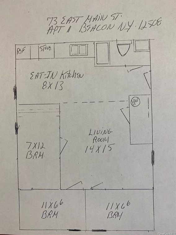 73 Main St, Beacon NY  12508-3327 exterior