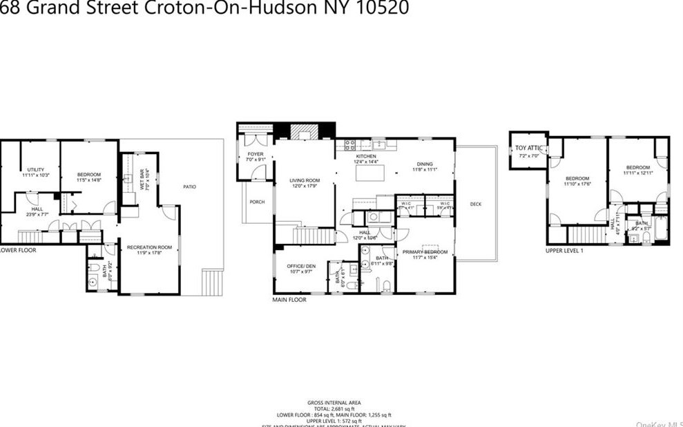 68 Grand St, Croton On Hudson NY  10520-2518 exterior