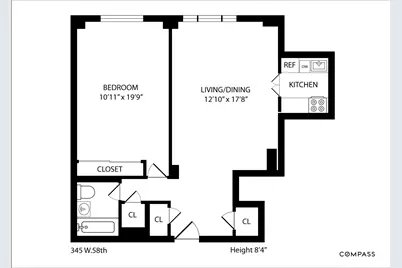 345 W 58th Street #11S, New York City, NY 10019 - Photo 5