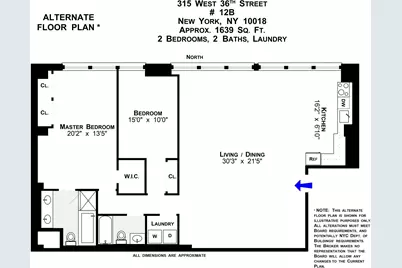 315 W 36th Street #12B, New York City, NY 10018 - Photo 5