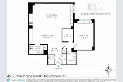 45 Sutton Place S #3J, New York City, NY 10022 - Photo 13