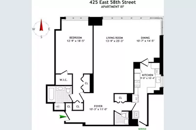 425 E 58th Street #8F, New York City, NY 10022 - Photo 1