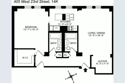 405 W 23rd Street #14JK, New York City, NY 10011 - Photo 19