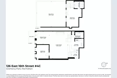 126 E 16th Street #PH4C, New York City, NY 10003 - Photo 17