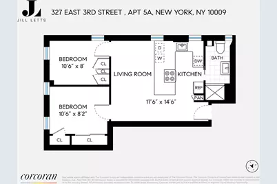 327 E 3rd Street #5A, New York City, NY 10009 - Photo 1