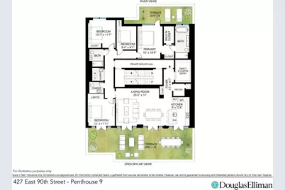 427 E 90th Street #PENTHOUSE9, New York City, NY 10128 - Photo 37