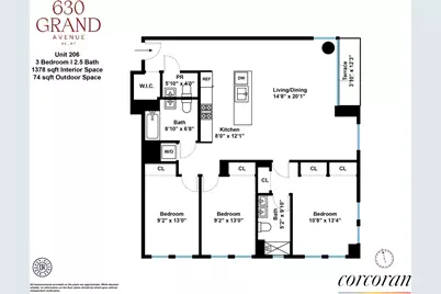 630 Grand Avenue #206, New York City, NY 11238 - Photo 1