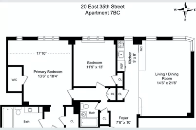 20 E 35th Street #7BC, New York City, NY 10016 - Photo 17