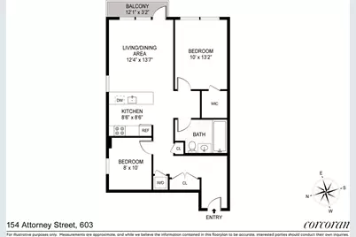 154 Attorney Street #603, New York City, NY 10002 - Photo 1