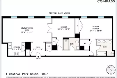 1 Central Park S #1907, New York City, NY 10019 - Photo 13