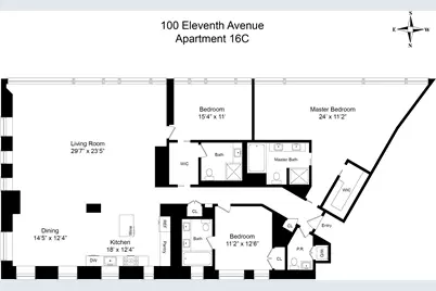 100 11th Avenue #16C, New York City, NY 10011 - Photo 19