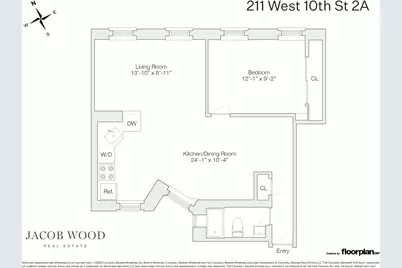 211 W 10th Street #2A, New York City, NY 10014 - Photo 9