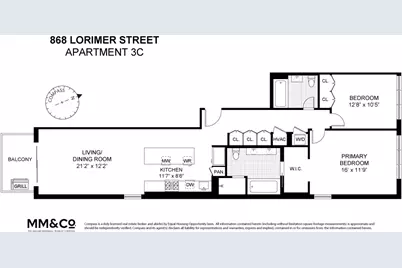 868 Lorimer Street #3C, New York City, NY 11222 - Photo 11