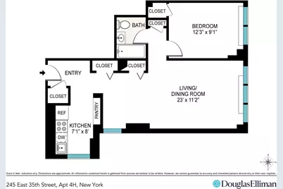 245 E 35th Street #4H, New York City, NY 10016 - Photo 5