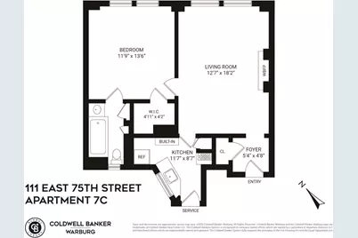 111 E 75th Street #7C, New York City, NY 10021 - Photo 7