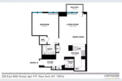 250 E 40th Street #17F, New York City, NY 10016 - Photo 1