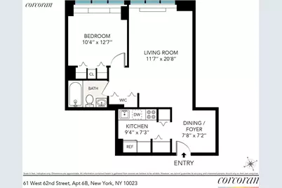 61 W 62nd Street #6B, New York City, NY 10023 - Photo 7