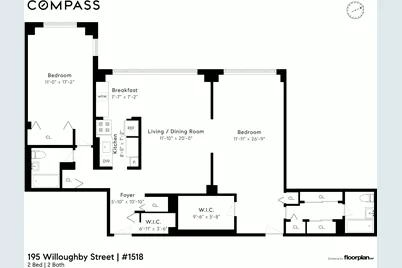 195 Willoughby Avenue #1517/1518, New York City, NY 11205 - Photo 11