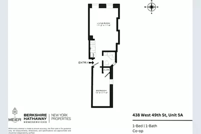438 W 49th Street #5A, New York City, NY 10019 - Photo 5