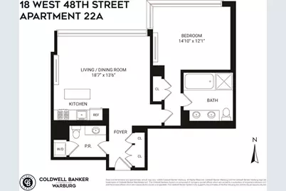 18 W 48th Street #22A, New York City, NY 10036 - Photo 9