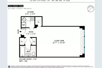 110 E 57th Street #16B, New York City, NY 10022 - Photo 1